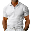 Men's Waffle Polo Shirt