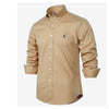 Ralph Laur* (cotton) lapel long-sleeved shirt