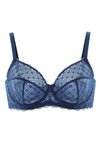 HSIA Floral Full Coverage Unlined Full Lace Bra