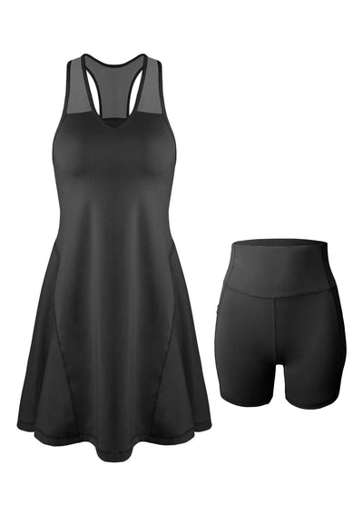 SONGFUL On The Move Sports Dress With Shorts Set