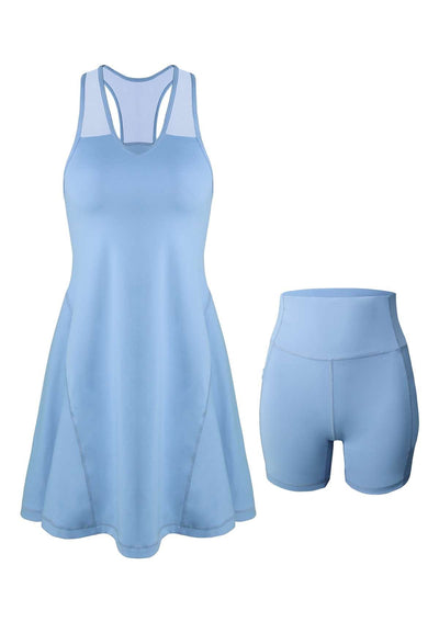 SONGFUL On The Move Sports Dress With Shorts Set
