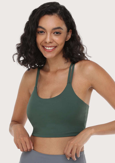 HSIA Wireless Low-Impact Crisscross Padded Sports Singlet