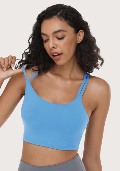 HSIA Wireless Low-Impact Crisscross Padded Sports Singlet