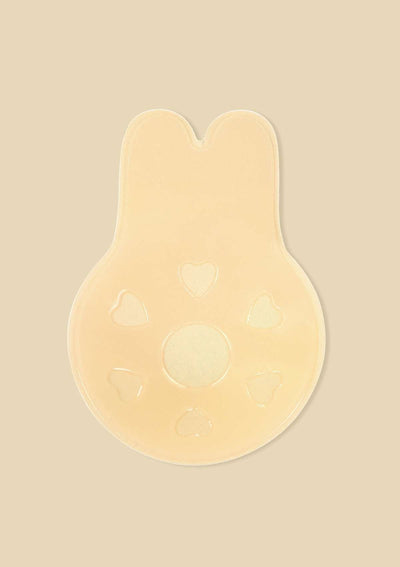 HSIA Bunny-Shaped Adhesive Push-Up Pasties Invisible Bra 2 Pack