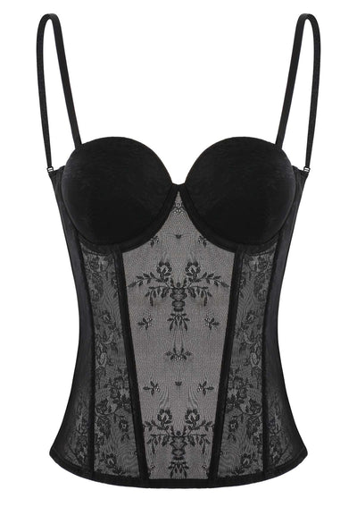 Gracious Overbust Lace Corset Bustier