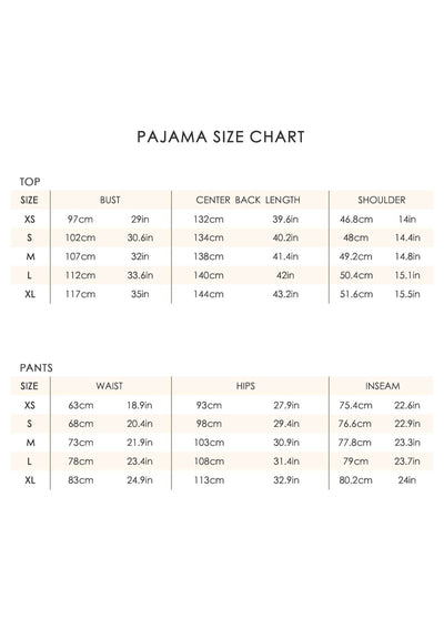 HSIA Comfort Classic Pajama Set