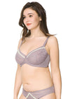 Jessamine Contrast Color Lace Underwire Bra Bundle