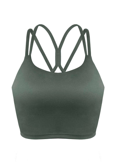 HSIA Wireless Low-Impact Crisscross Padded Sports Singlet
