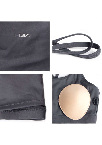 HSIA Wireless Low-Impact Crisscross Padded Sports Singlet