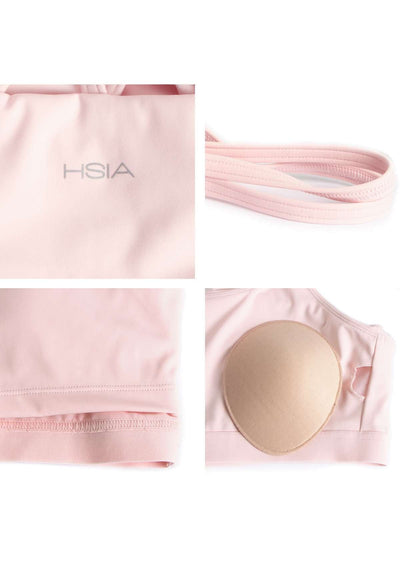 HSIA Wireless Low-Impact Crisscross Padded Sports Singlet