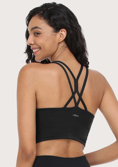 HSIA Wireless Low-Impact Crisscross Padded Sports Singlet