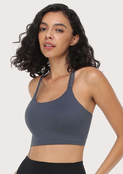 HSIA Wireless Low-Impact Crisscross Padded Sports Singlet
