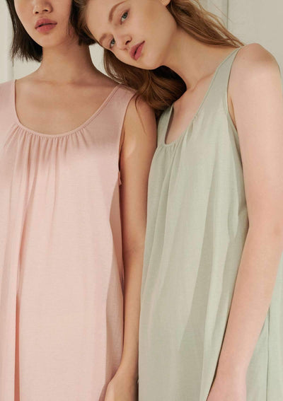 HSIA Sleeveless Sleepdress with U-Shape Neckline