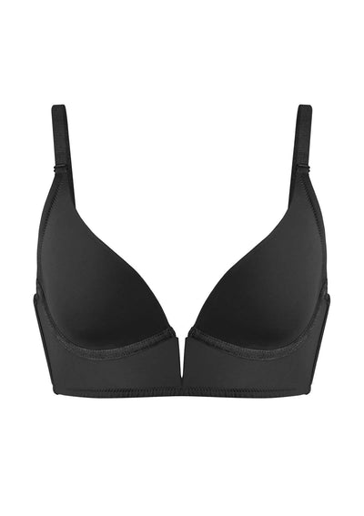 HSIA Deep V Plunge Low Back Wire Bra