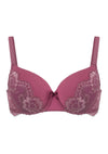 Lovelush Flower Trim Padded Underwire Bra
