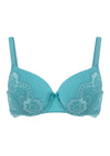 Lovelush Flower Trim Padded Underwire Bra