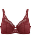 HSIA Lightly Padded Minimizer Lace Bra