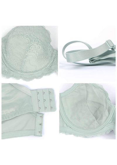 HSIA Padded Full Figure Lace Bra