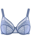 Enchante Classic Blue Lace Underwire Bra
