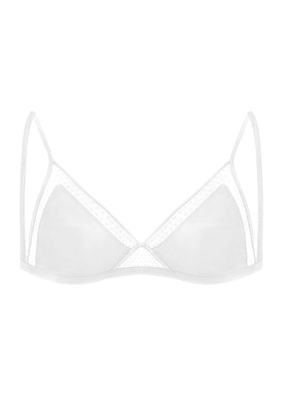 HSIA Polka Dots Triangle Wireless Bralette