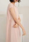 HSIA Sleepdress with Waist Drawstring and Seamless Shoulder Design