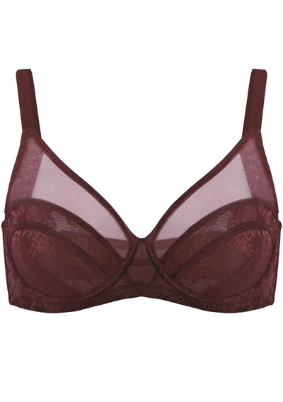 Amour Sheer Lace Unlined Bra