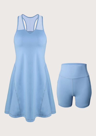 SONGFUL On The Move Sports Dress With Shorts Set