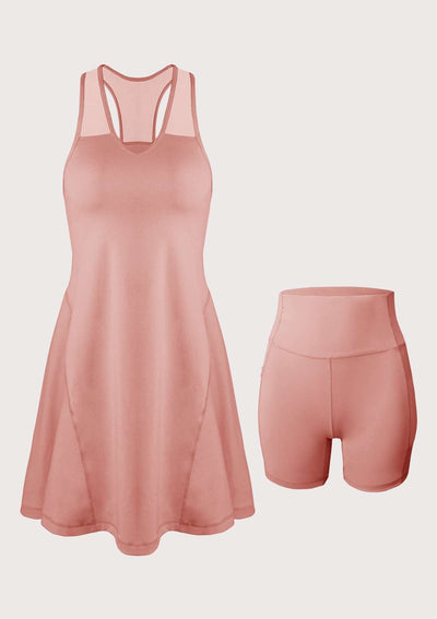 SONGFUL On The Move Sports Dress With Shorts Set