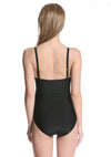 V-Neck One-Piece Swimsuit