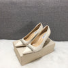 Jimmy Cho* new toe box with unique pearl + diamond, multiple colors to choose from