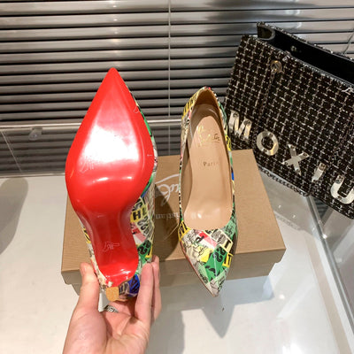 CL classic high-heeled shoes with red soles