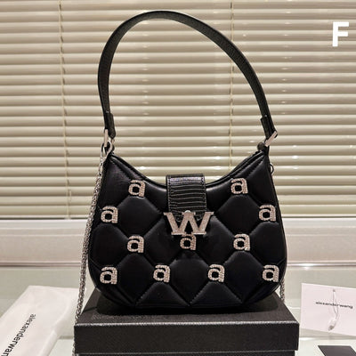 **Wang new crystal letter bag