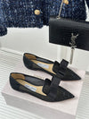 J**C* new high quality rhinestone bow small pointed toe Mary Jane shoes
