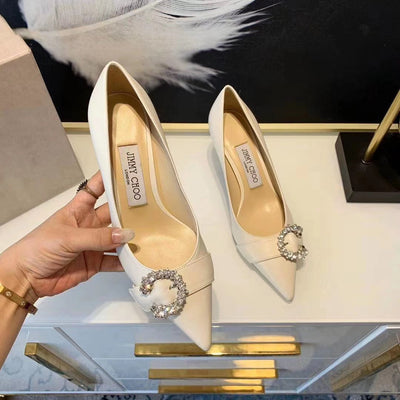 JC ** C diamond buckle shoes