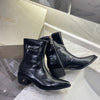JC new autumn and winter trendy zipper pocket boots