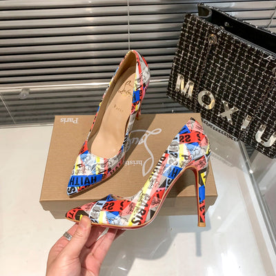 CL classic high-heeled shoes with red soles