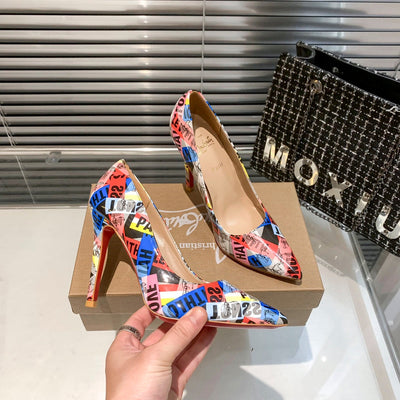CL classic high-heeled shoes with red soles