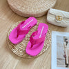 Wang new letter flip-flops multiple color options