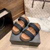 Wang new thick-soled slippers