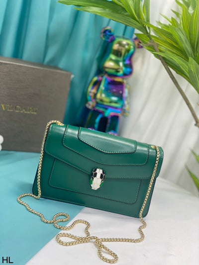 Bulgar* new classic snake head chain bag