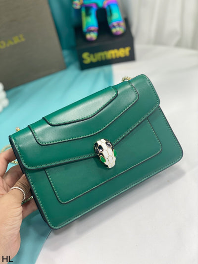 Bulgar* new classic snake head chain bag