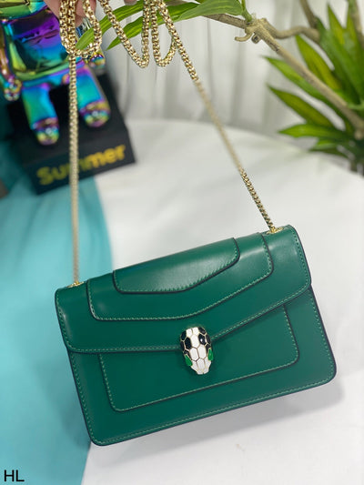 Bulgar* new classic snake head chain bag