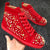Loubouti*1: 1 VIP  Christmas high-top women's shoes