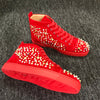 Loubouti*1: 1 VIP  Christmas high-top women's shoes
