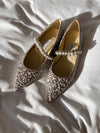 Jimmy Cho* new pearl crystal shoes