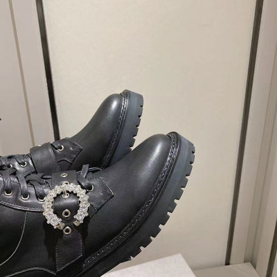 Jimmy Cho* new 1: 1 VIP top quality military boots for autumn and winter