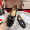 Christ* Louboutin* 1: 1 VIP new rivet design loafers