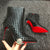 Christian Louboutin* new black Martin boots