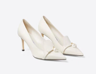 JIMMY CHO* new 1: 1 VIP pearl high quality high heels