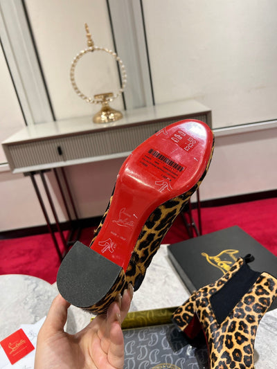 Christi* Loubout* 1:1 VIP  Top quality new leopard print boots